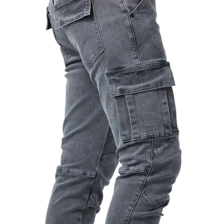 Cargo Pants with Stretch Fit for Men