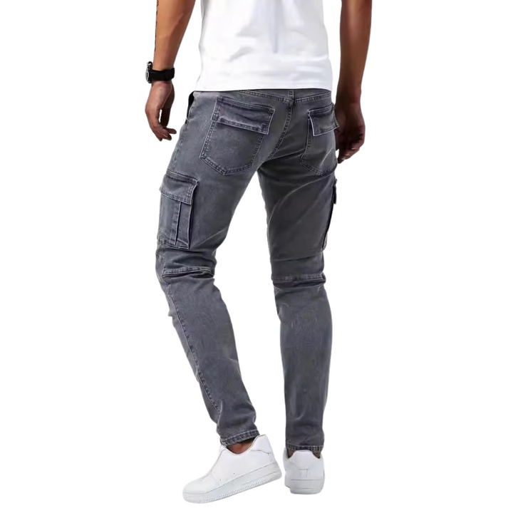 Cargo Pants with Stretch Fit for Men