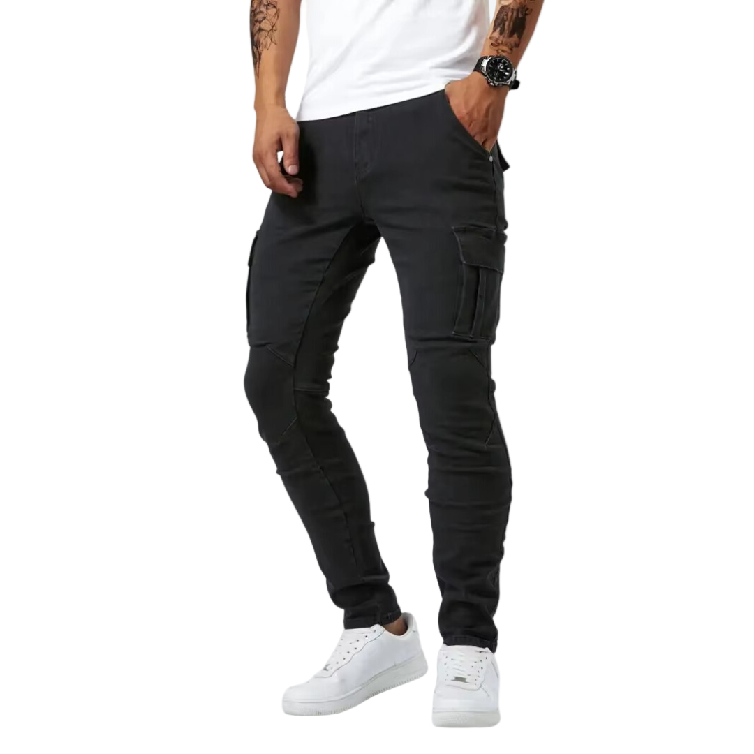 Cargo Pants with Stretch Fit for Men
