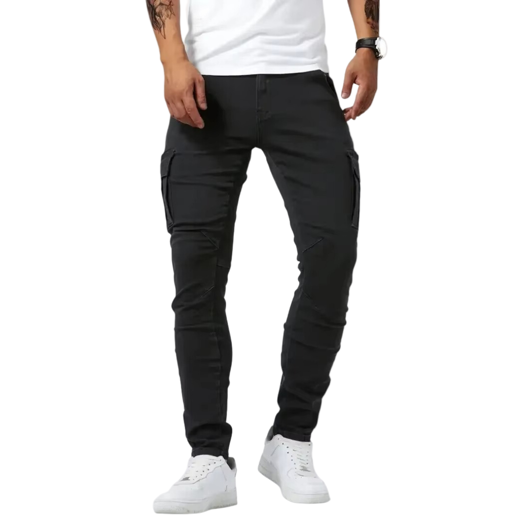 Cargo Pants with Stretch Fit for Men