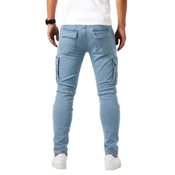 Cargo Pants with Stretch Fit for Men