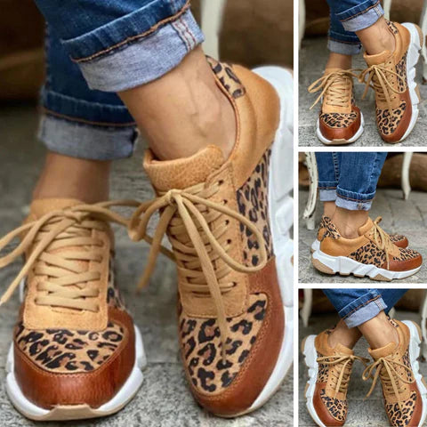 Casual Sneakers with Thick Soles