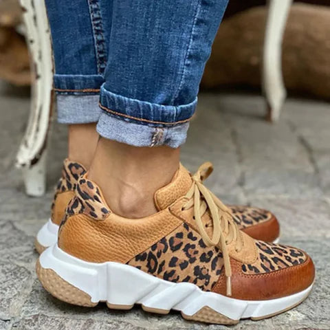 Casual Sneakers with Thick Soles