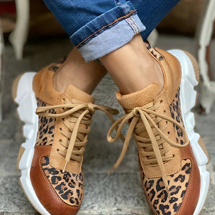 Casual Sneakers with Thick Soles