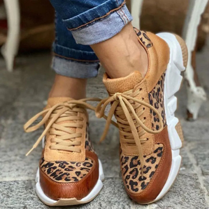 Casual Sneakers with Thick Soles