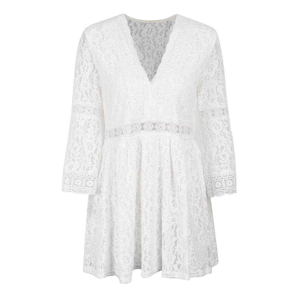 Christy Women's White Summer Dress