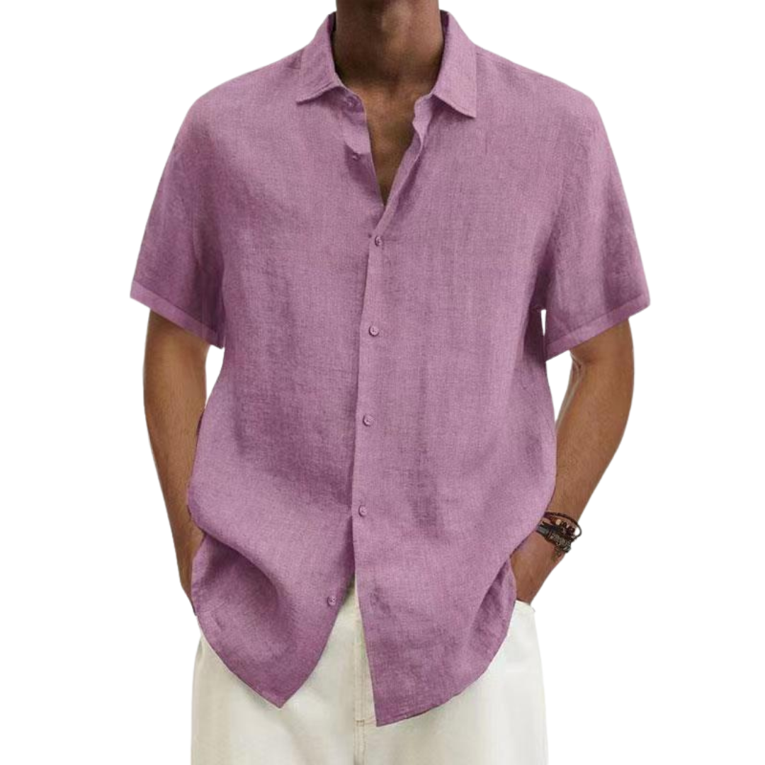 Classic Fit Short-Sleeve Shirt for Men