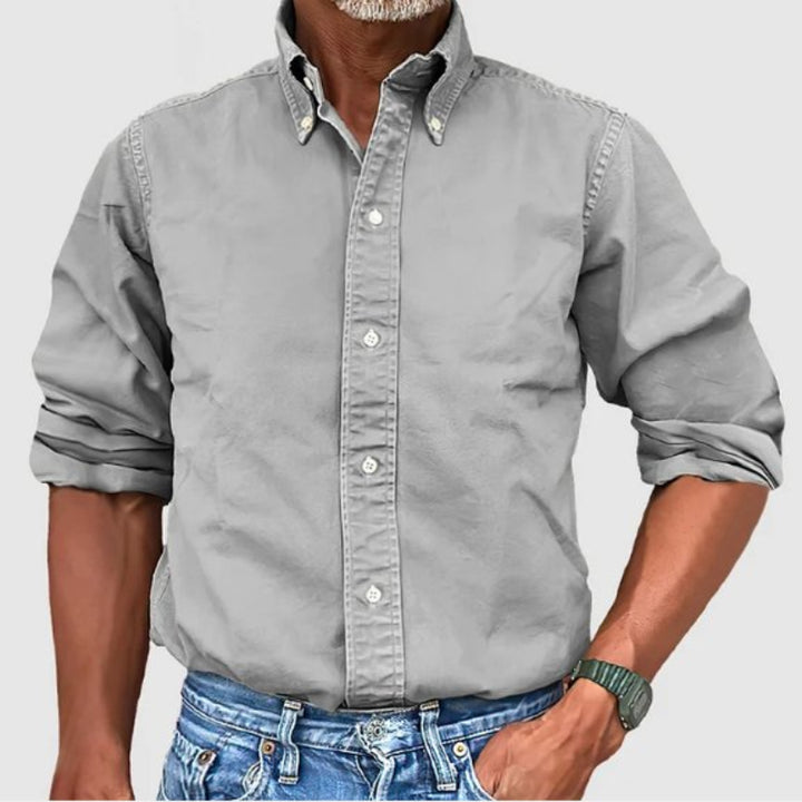 Classic Long-Sleeve Shirt for Men