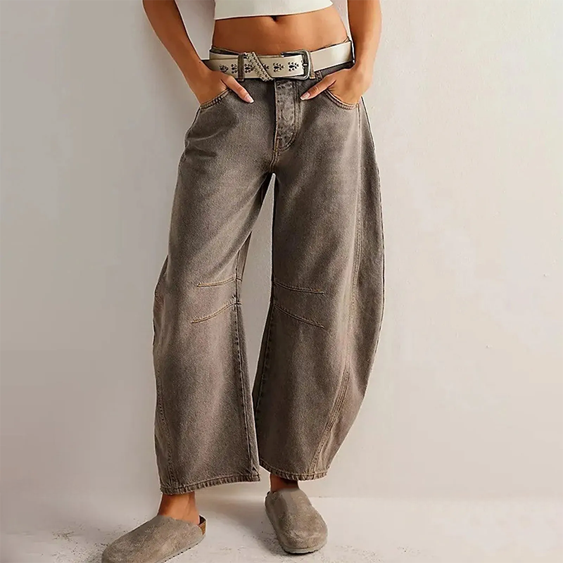Comfort Jeans With Wide Leg