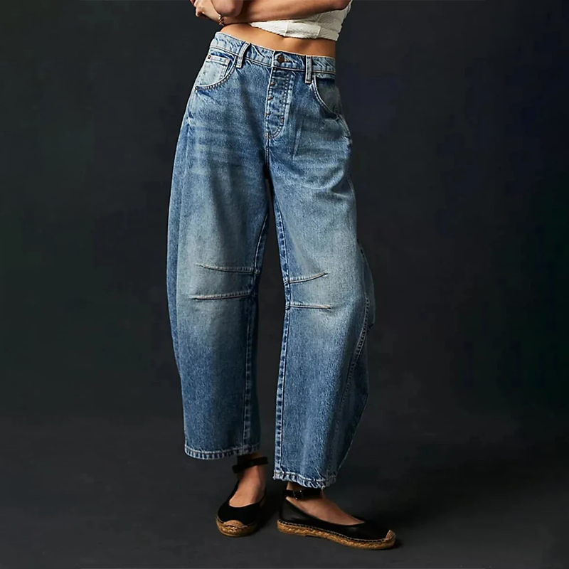 Comfort Jeans With Wide Leg