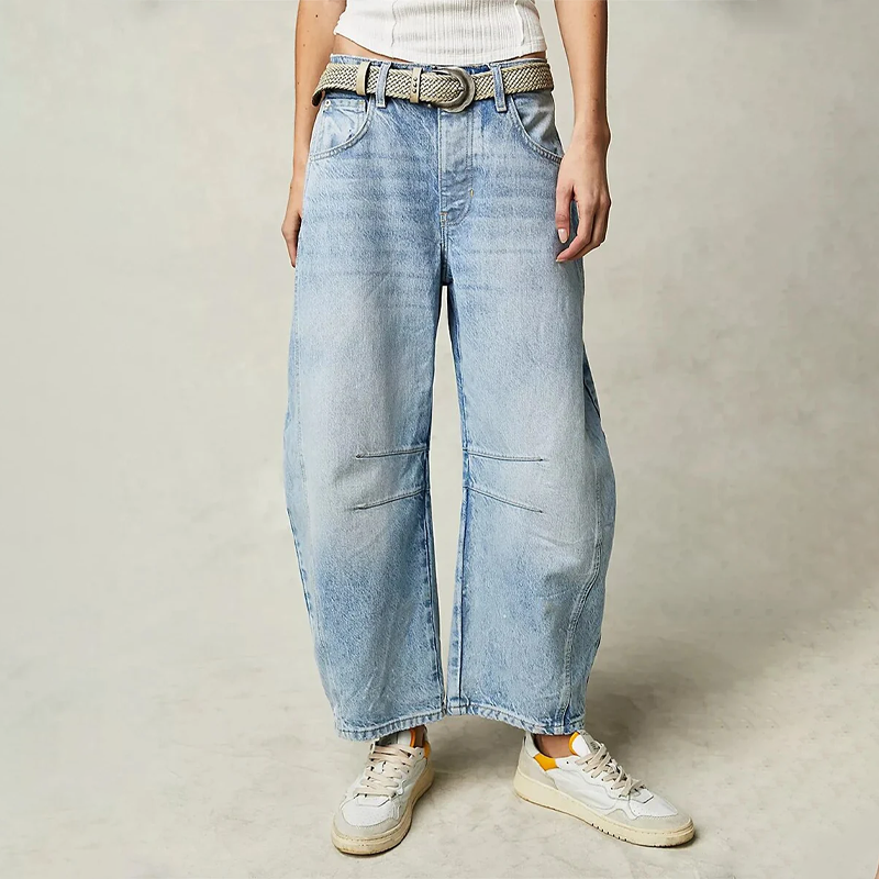 Comfort Jeans With Wide Leg
