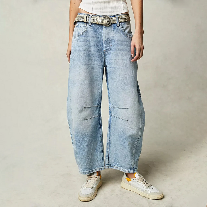 Comfort Jeans With Wide Leg