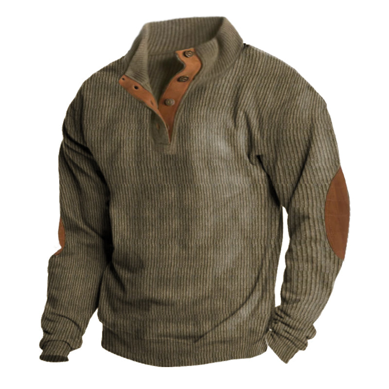Edin men's sweater with buttons