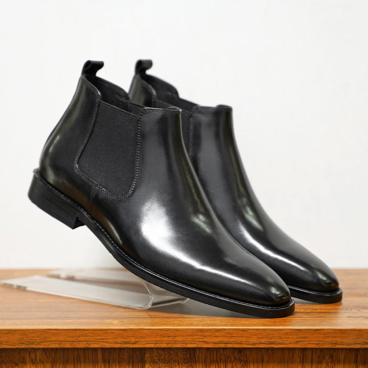 Elastic Side Chelsea Boots for Men
