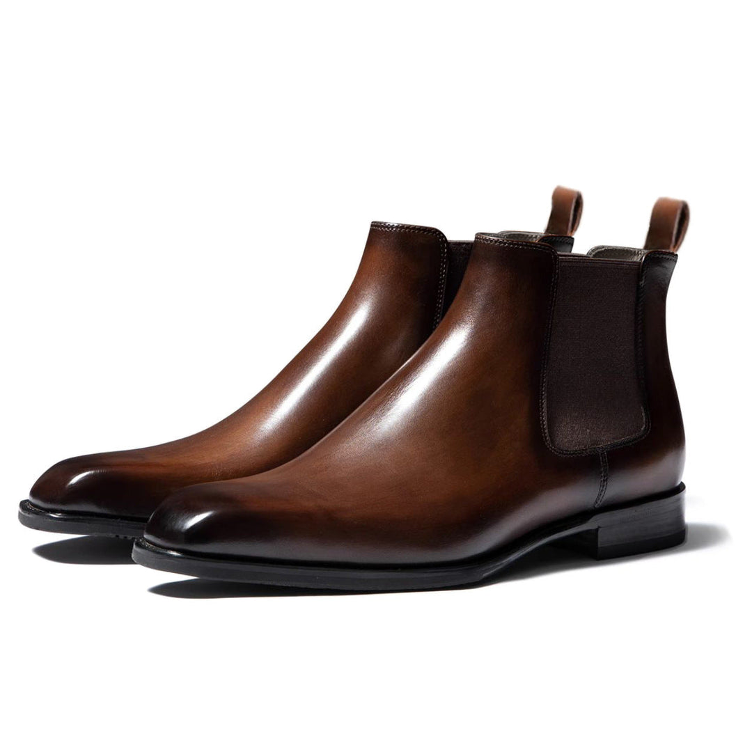 Elastic Side Chelsea Boots for Men