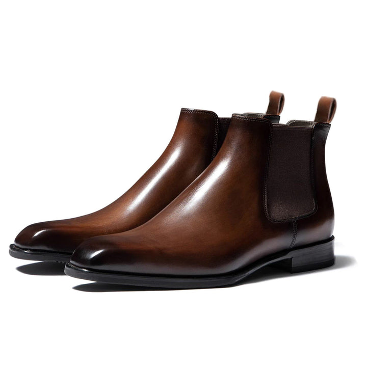 Elastic Side Chelsea Boots for Men