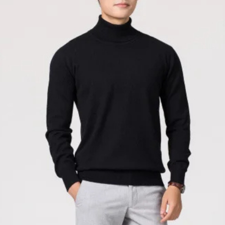 Elegant Turtleneck Sweater Men | Classic knitted Sweater