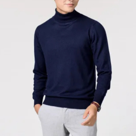 Elegant Turtleneck Sweater Men | Classic knitted Sweater