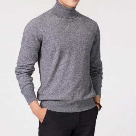 Elegant Turtleneck Sweater Men | Classic knitted Sweater
