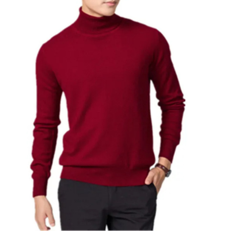 Elegant Turtleneck Sweater Men | Classic knitted Sweater