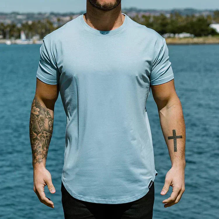 Fitted Short-Sleeve T-Shirt Men