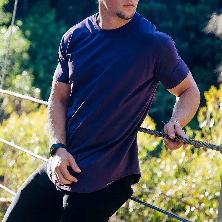 Fitted Short-Sleeve T-Shirt Men
