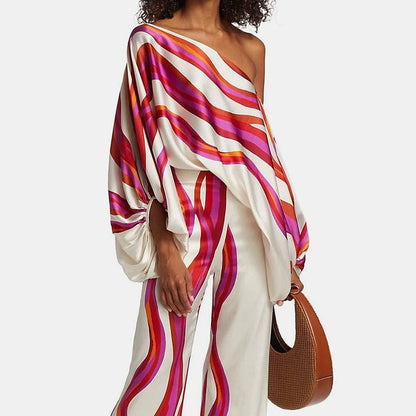 Line | Two-Piece Set Elegant Summer Outfit
