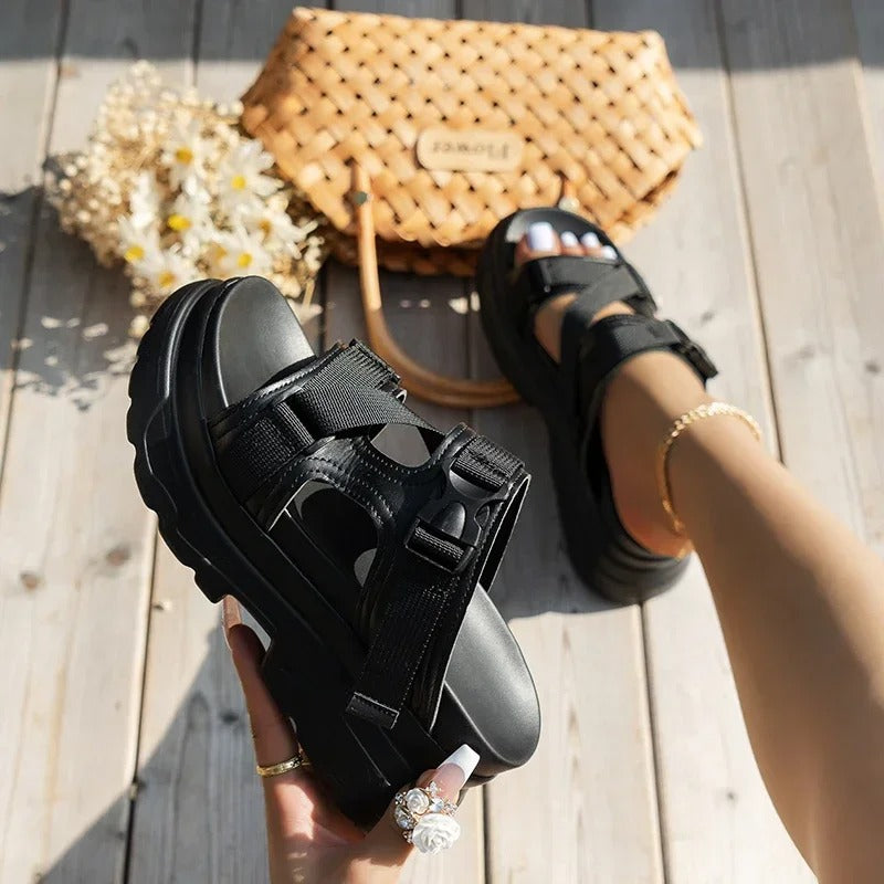 Gothic-Inspired Sandals for Women
