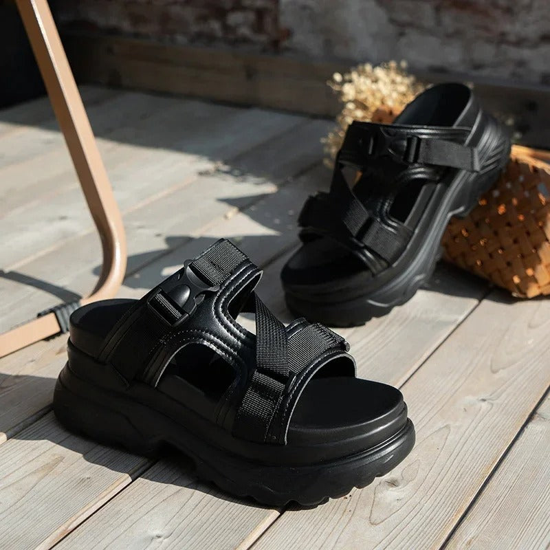 Gothic-Inspired Sandals for Women