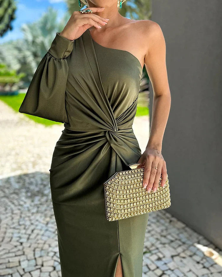 Green Wedding Guest Dress Women