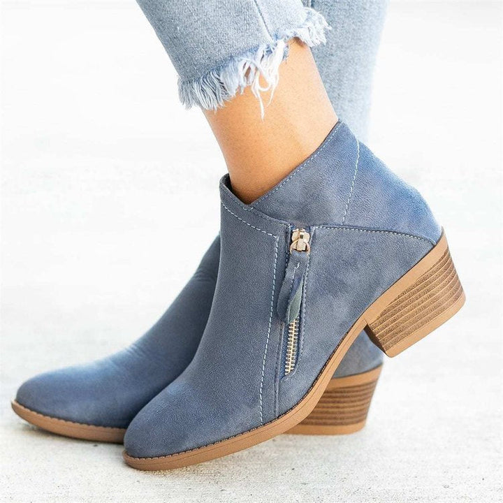 Stylish suede boots for the autumn
