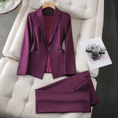 Navende | Ladies Blazer & Pants Set Timeless High Quality