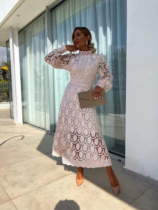 Lace Midi Dress Women | Midi Layer