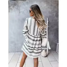 Ladies Mini Dress With Stretch, Figure-Hugging
