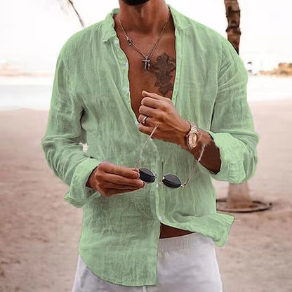 Leodi Casual Men's Cotton Shirt
