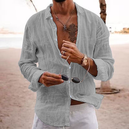 Leodi Casual Men's Cotton Shirt