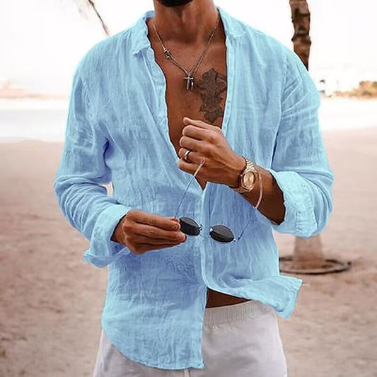 Leodi Casual Men's Cotton Shirt