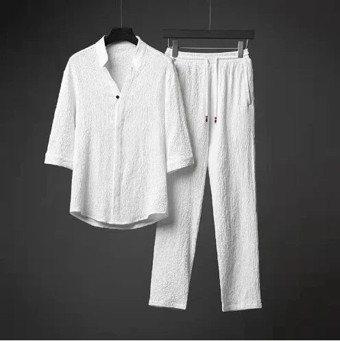 Linen Set for Men in Summer