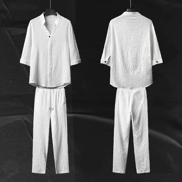 Linen Set for Men in Summer
