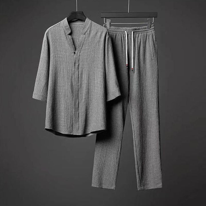 Linen Set for Men in Summer