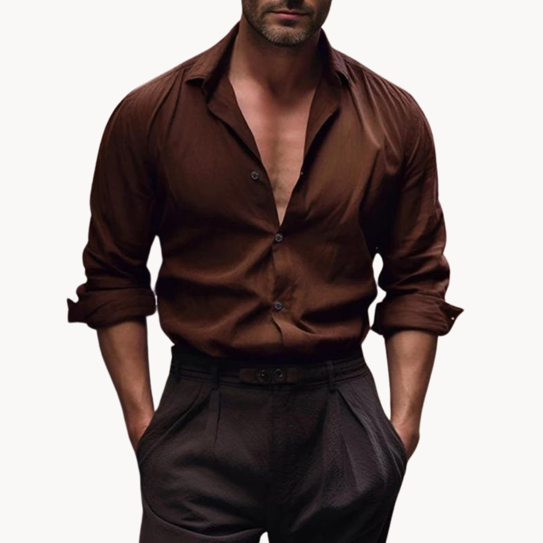 Linen Blend Shirt for Men