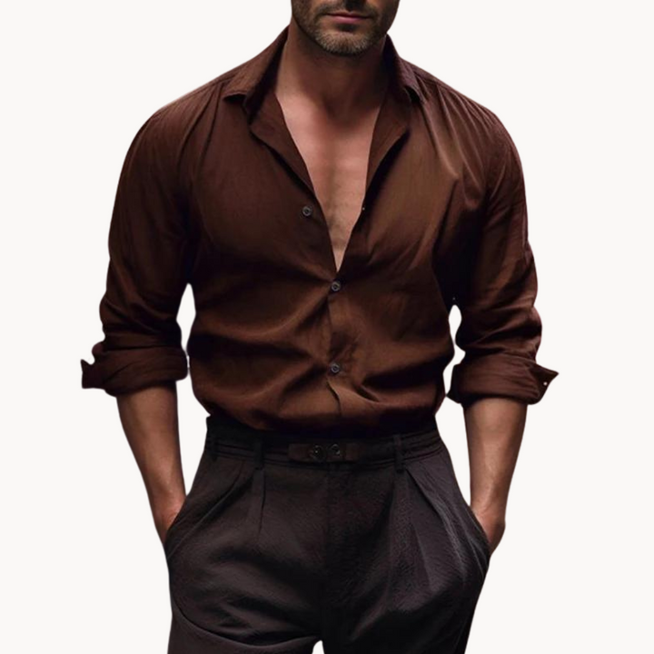 Linen Blend Shirt for Men