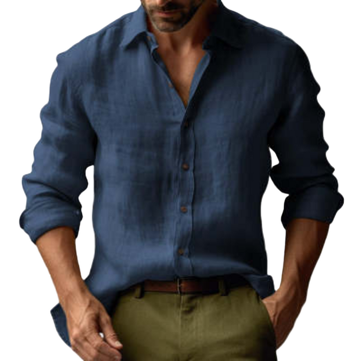 Linen Blend Shirt for Men