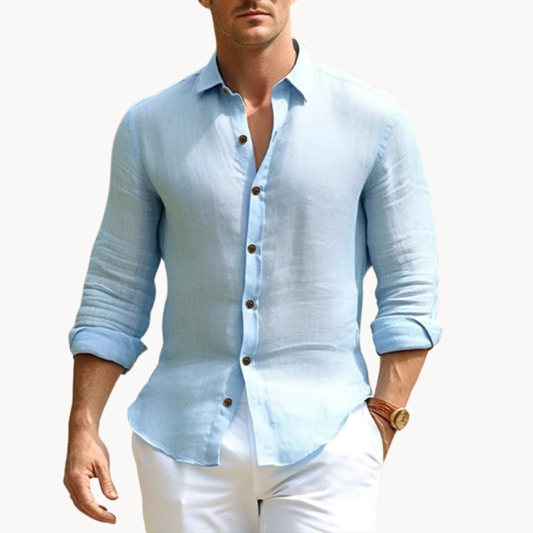 Linen Blend Shirt for Men