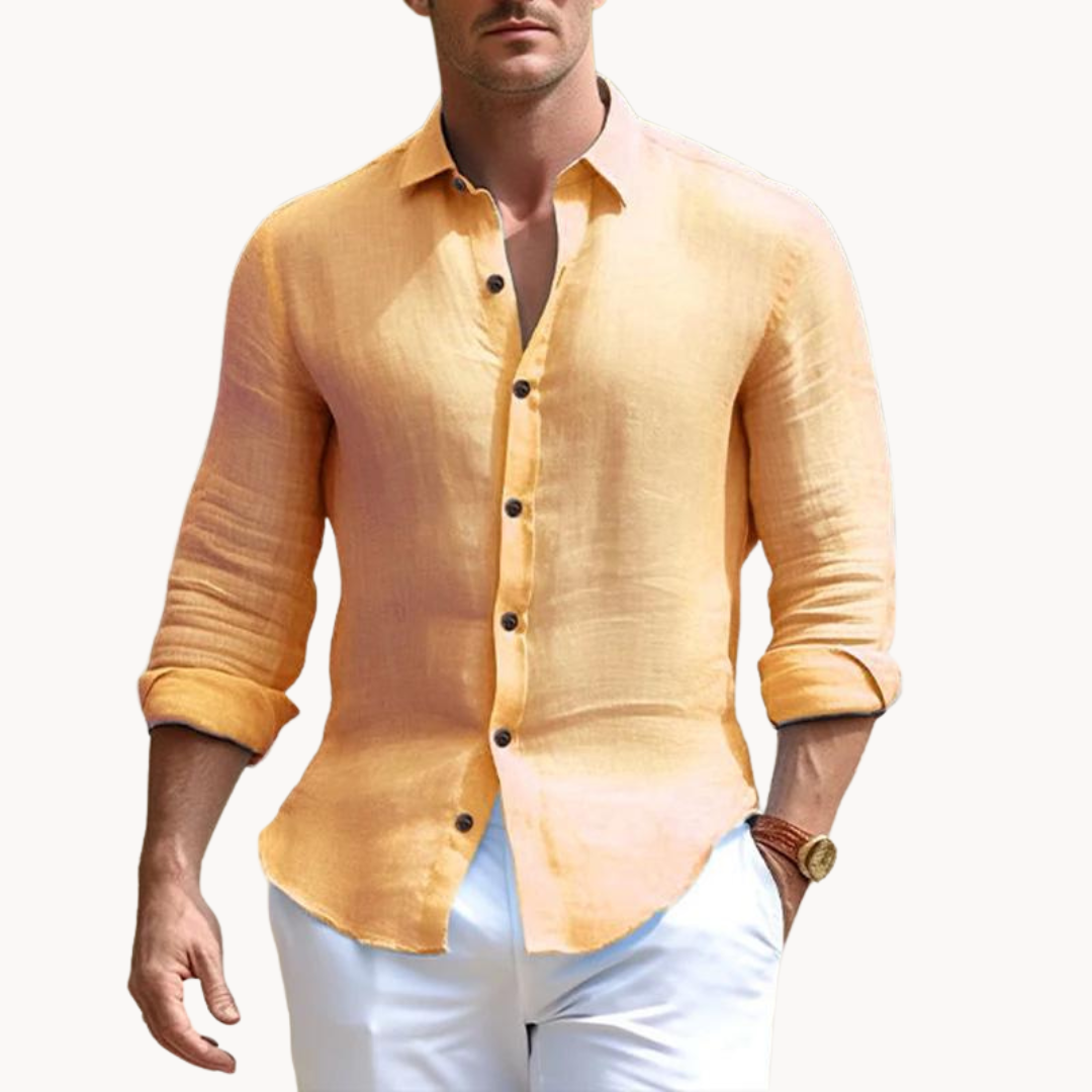 Linen Blend Shirt for Men