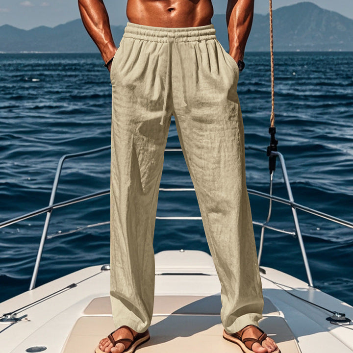 Loose Linen Trousers for Men