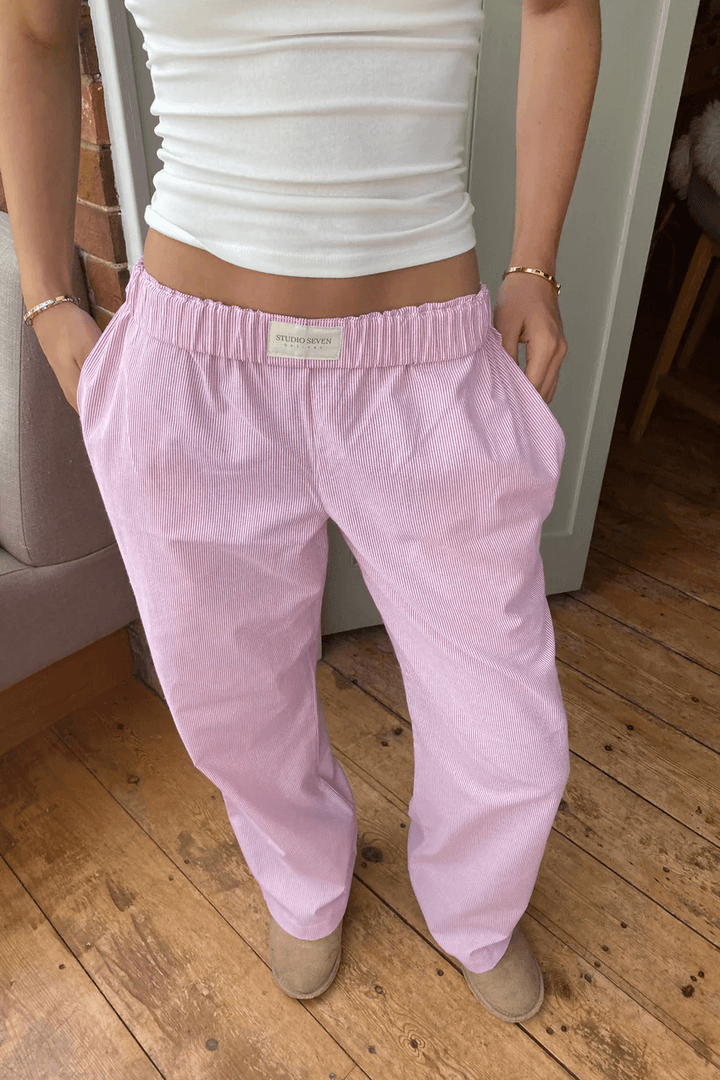 Lounge Trousers Women - Textile Blend with Elastic Waistband