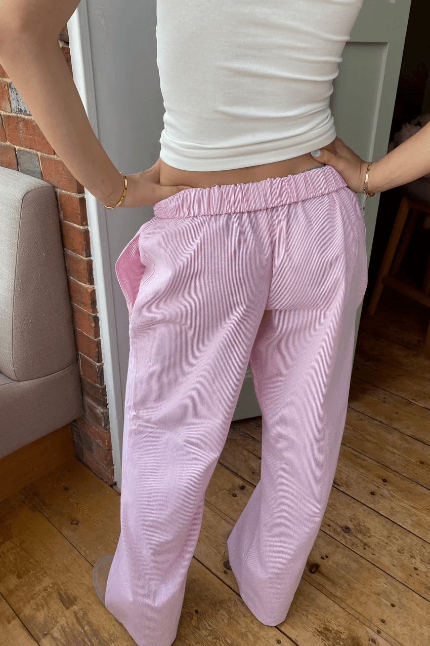 Lounge Trousers Women - Textile Blend with Elastic Waistband