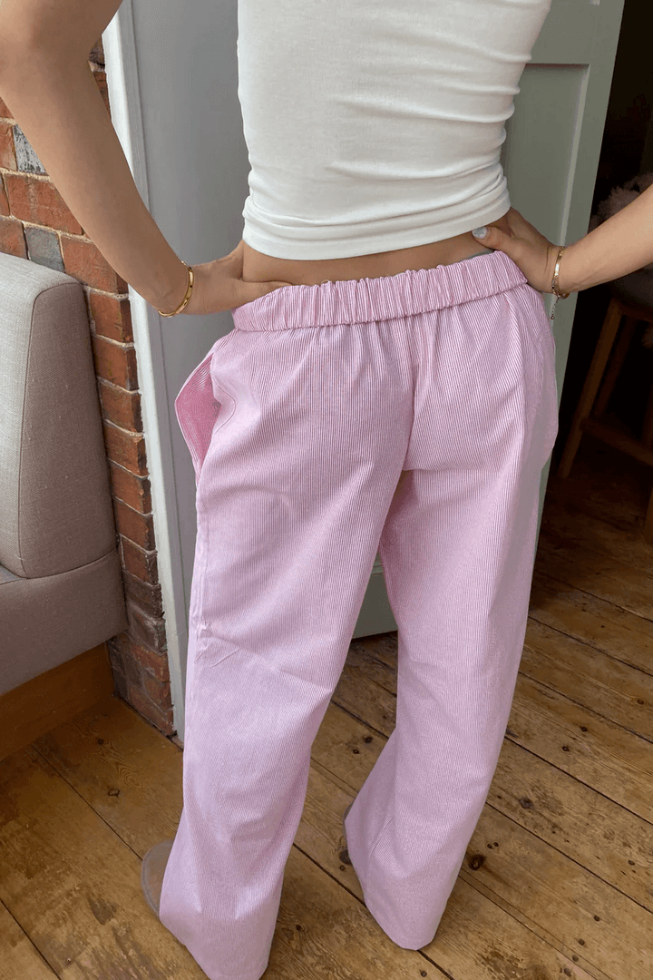 Lounge Trousers Women - Textile Blend with Elastic Waistband