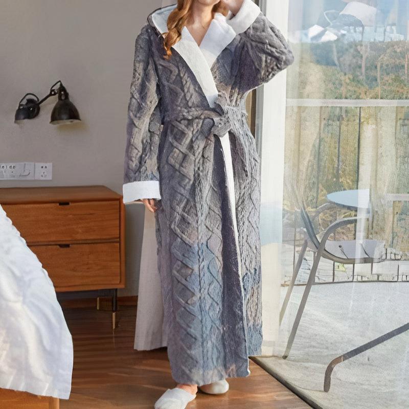 Thalyn | Ladies Winter Bathrobe Luxurious & Warm